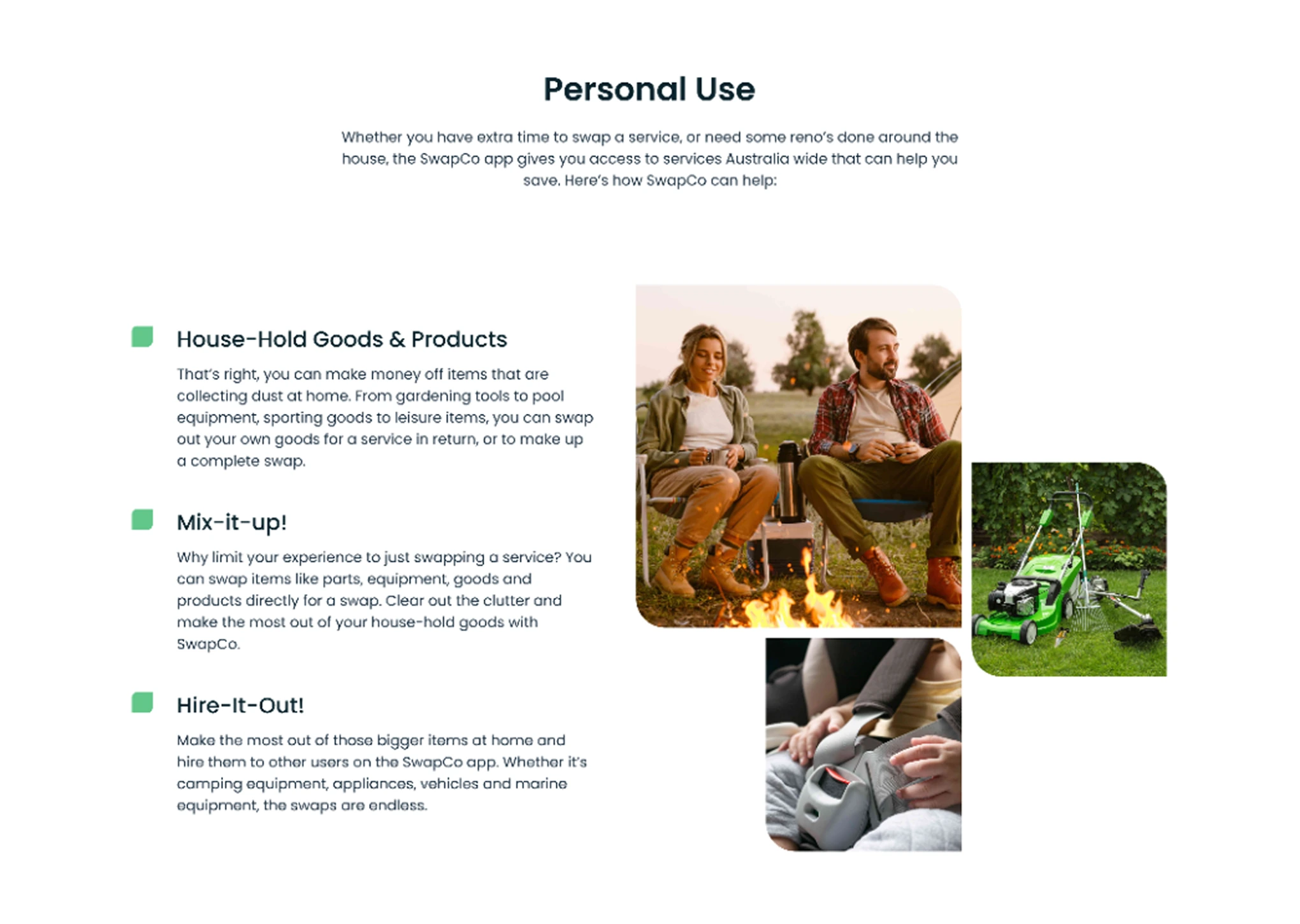 SwapCo Personal page
